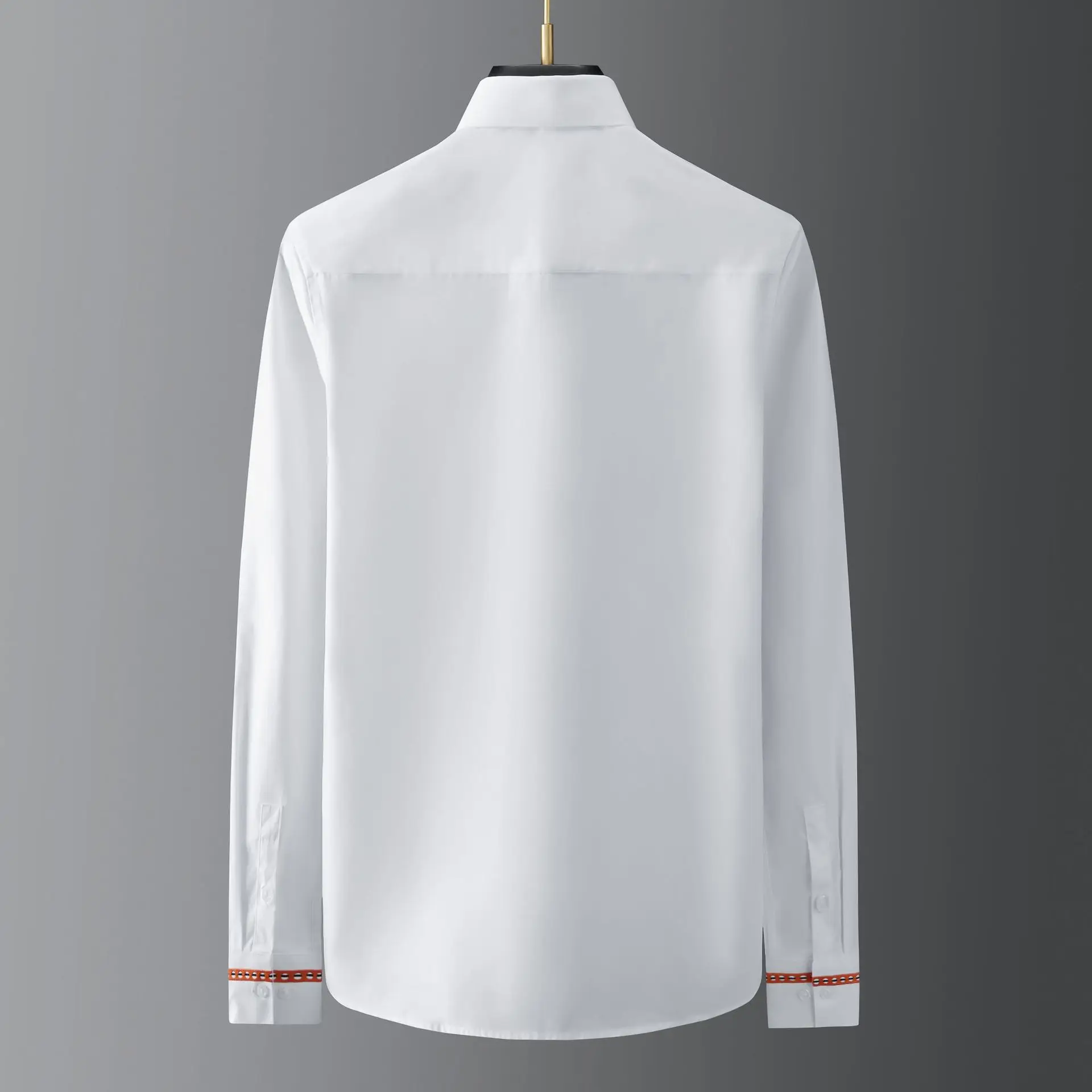 Trendy Dinner Retro Pattern Colorful Embroidered Men's Fashion Shirts New High end Shirts image 2