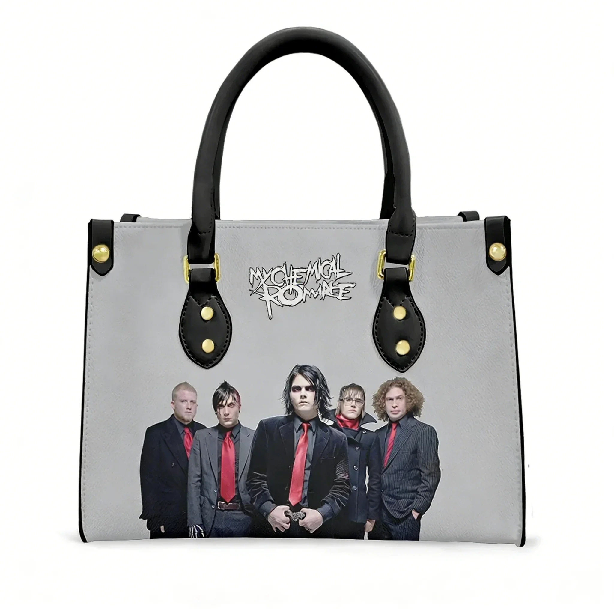 My Chemical Romance Handbag Mens Womens Personalized Patterns Tote Bags Shoulder Bags Business Commuter Purse Custom Made Bags