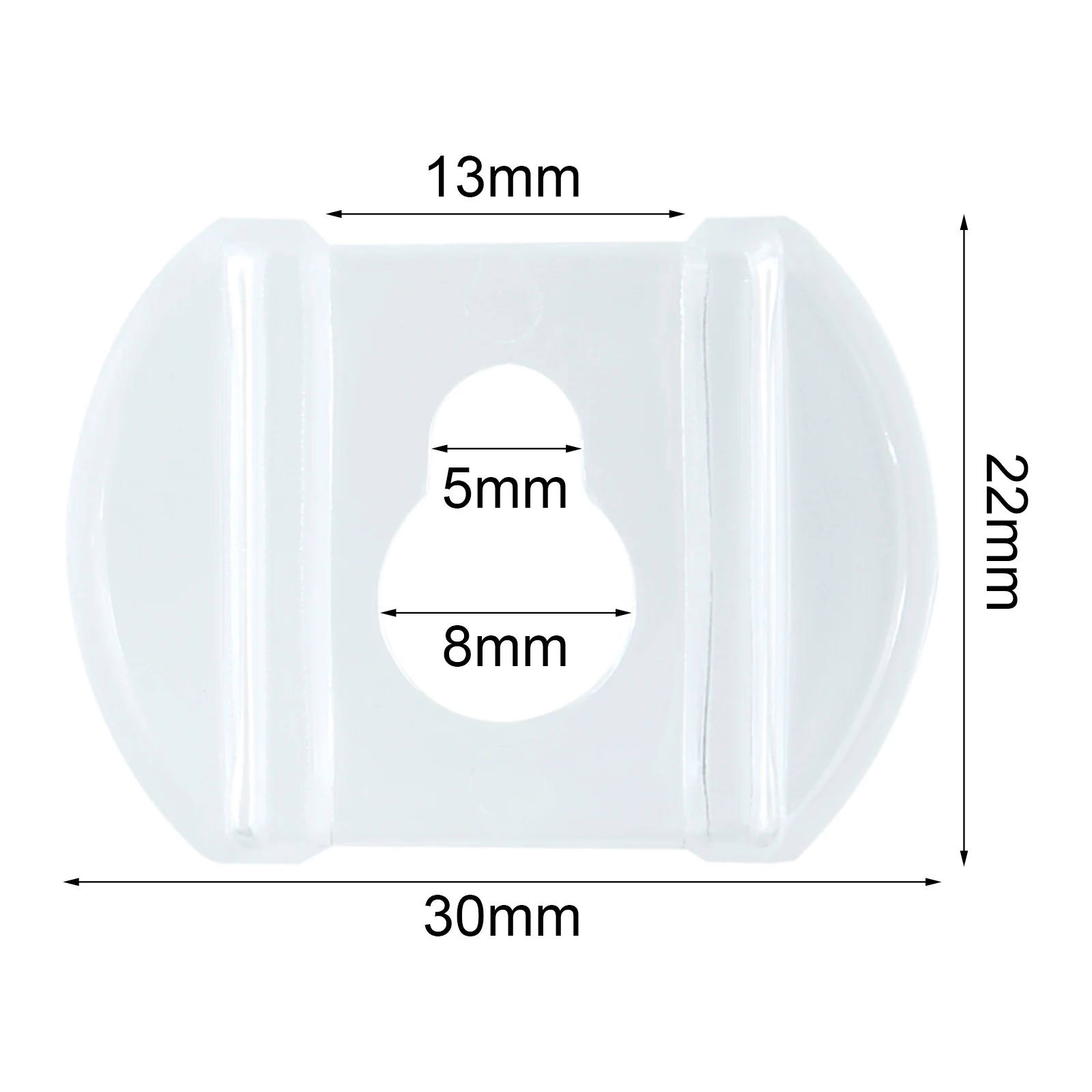 Obrázek 4: 20ks průhledná akryl malba formulovat háčků tykev spona ramínko 30mm/1.2inch průhledný zeď namontovat fotka závěsný klip domácí empora