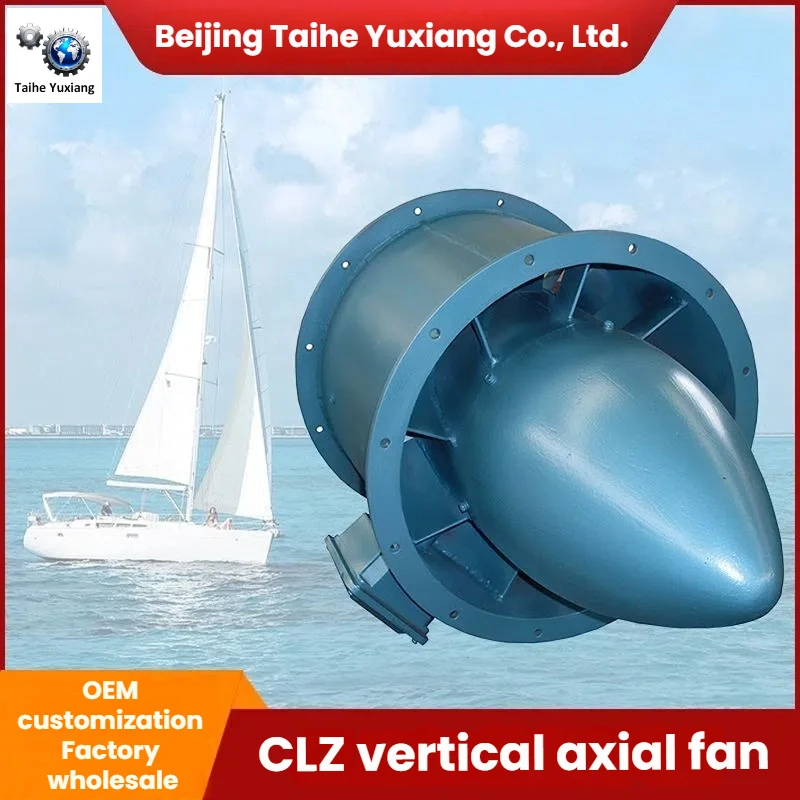CLZ Manufacturer Customize Vertical Axial Flow Fans Improve air Circulation Marine Rocket Head Fan