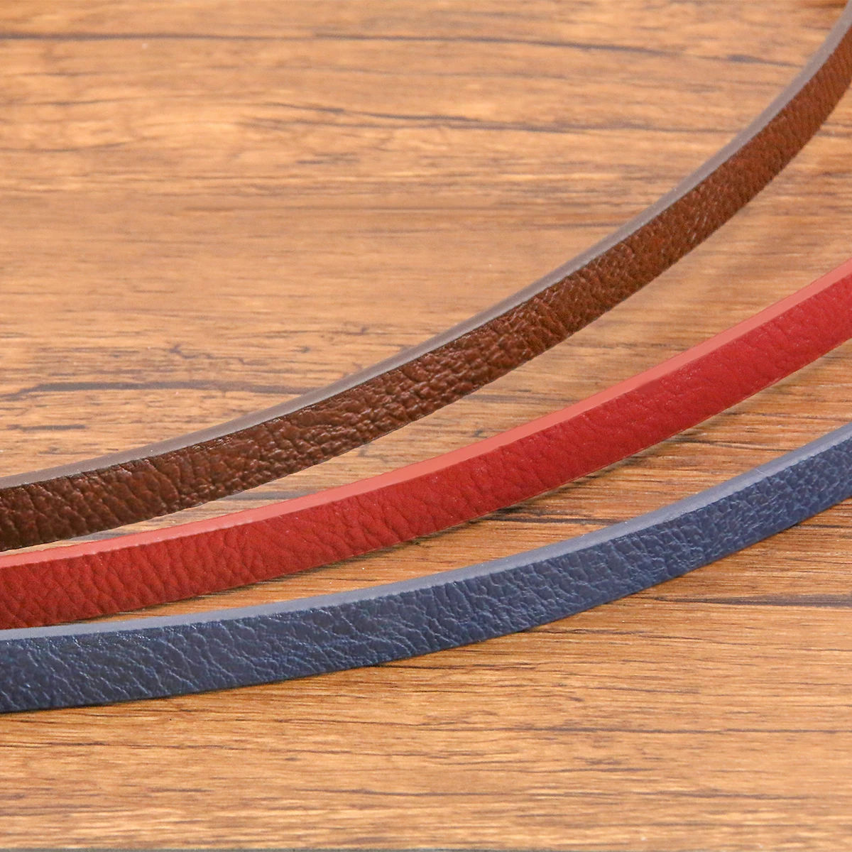 1Pcs 120 x 1cm 7 Color Simple Solid Color PU Leather Cord Rope Diy Jewelry Findings Accessories Making Material For Bracelet