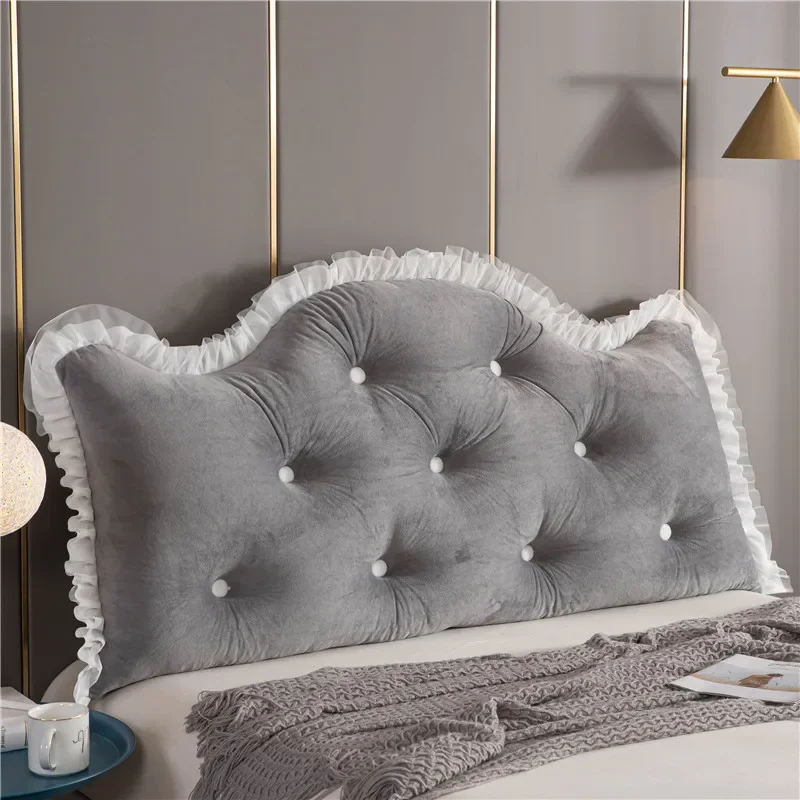 Korean Style Bed Headboard Cushion Soft Padded Backrest Bolster Sofa Lumbar Support Factory Direct Bed Back Cushion