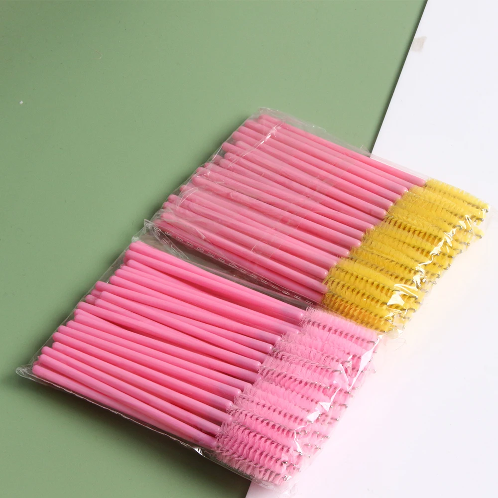 

2 упаковки розовых одноразовых планшетов для наращивания ресниц и бровей