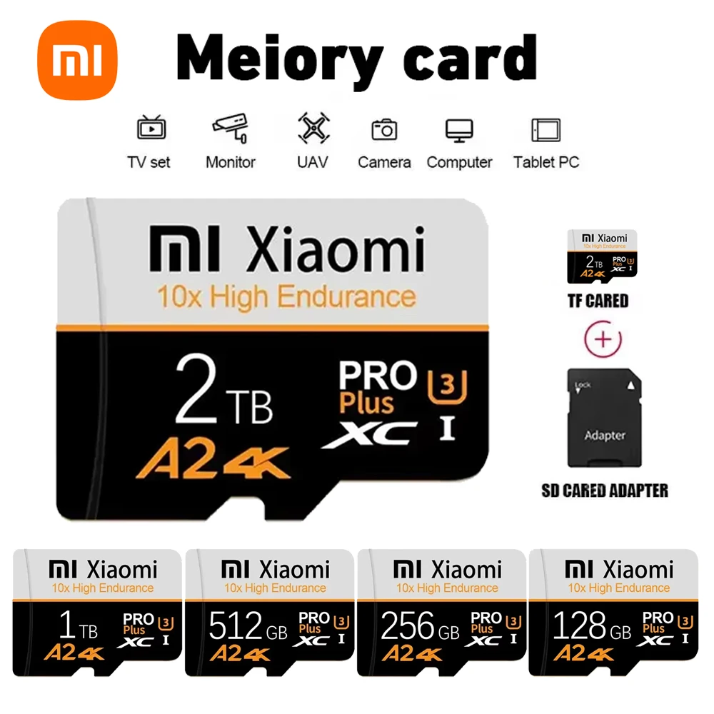

Xiaomi Large Capacity SD Micro Card 512GB 256GB 128GB Mini Ultra TF Memory Card 2TB 1TB Games SD Card For Lenovo Nintendo Switch