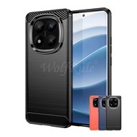 For Poco X7 Case Cover Xiaomi Poco X7 Capas New Armor Phone Protective Bumper Back Carbon Fiber TPU Soft Fundas Poco X7 PocoX7