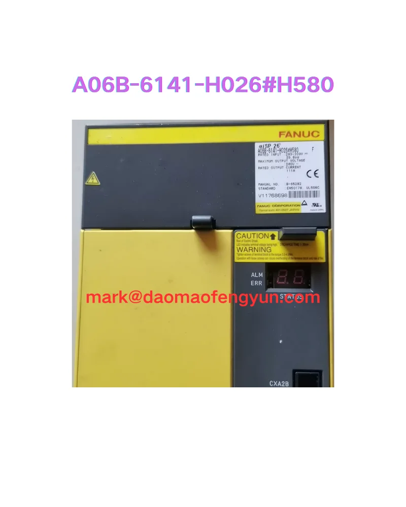 

A06B-6141-H026 H580 Б/у сервопривод протестирован нормально