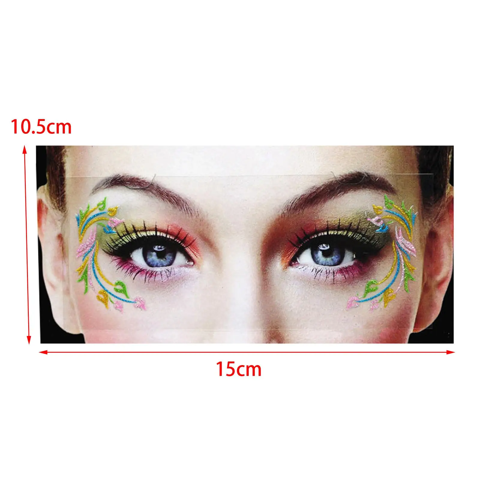 Eye Shadow Stickers Eye Makeup Stickers for Kids Women Men Carnival Festival