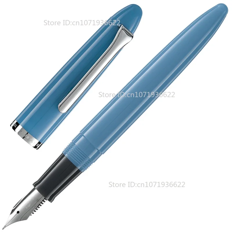 Limited SAILOR PROFIT JUNIOR White Ghost Fountain Pen Cigar Flat Top Dark Transfer Stone Steel Nib 11-9924/11-0222 Writing Gift