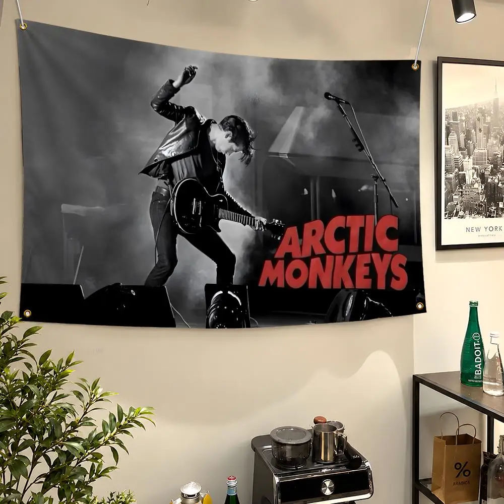 Singer Alex Turner Arctic Monkeys AM Flags Wall Hanging Flag Banners For Birthday Parties Outdoor Bedroom Dorm Room Decor