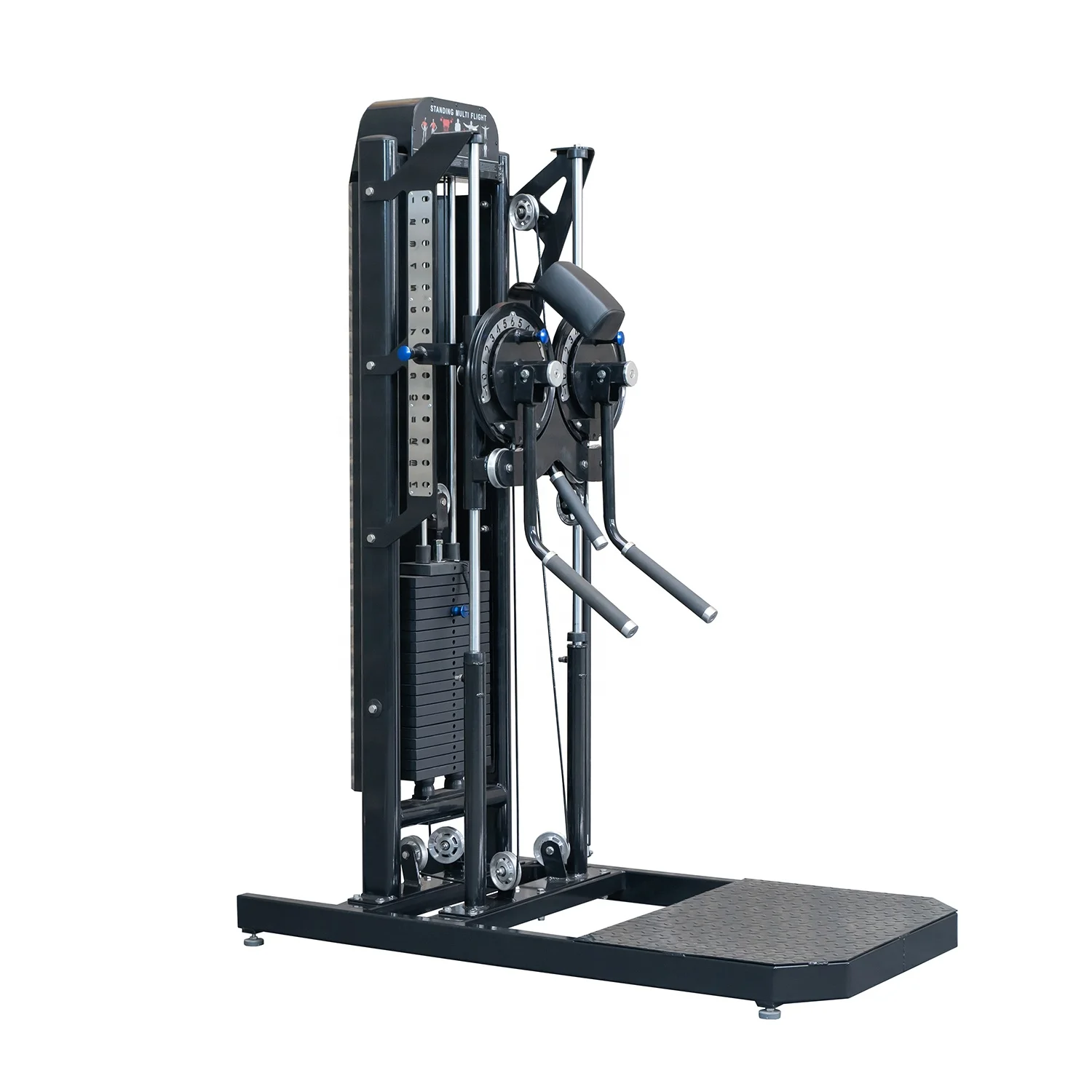 2022 Commercial Use Strength Multi Functional Pin Load Selection Standing Lateral Raise Machine