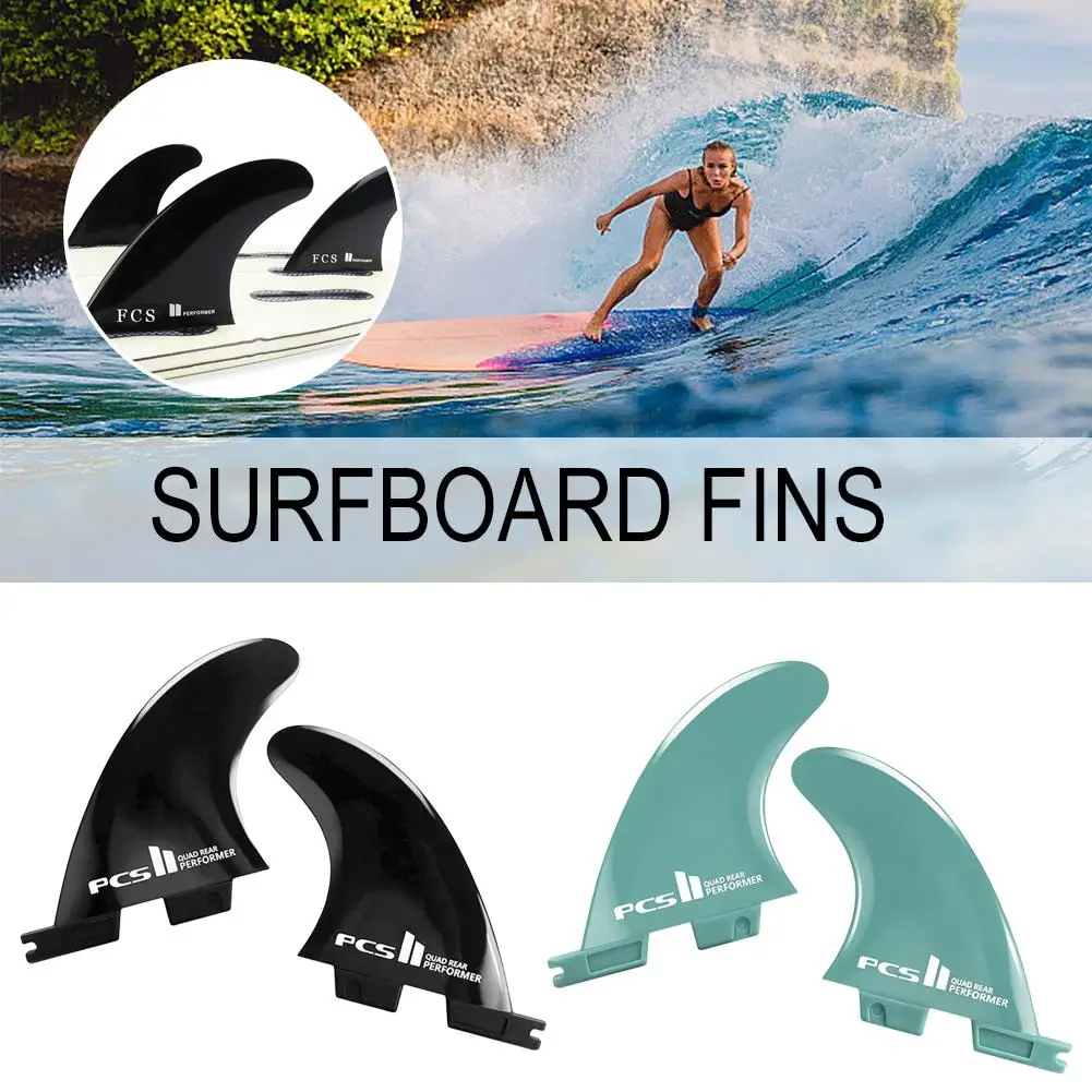 

Dual Tab II Medium Performer Fiberglass Reinforced Blue 2/3/4/5 Thruster Polymer Fins Fins) (3 Tab Black Surfboard Dual Fin L9A1