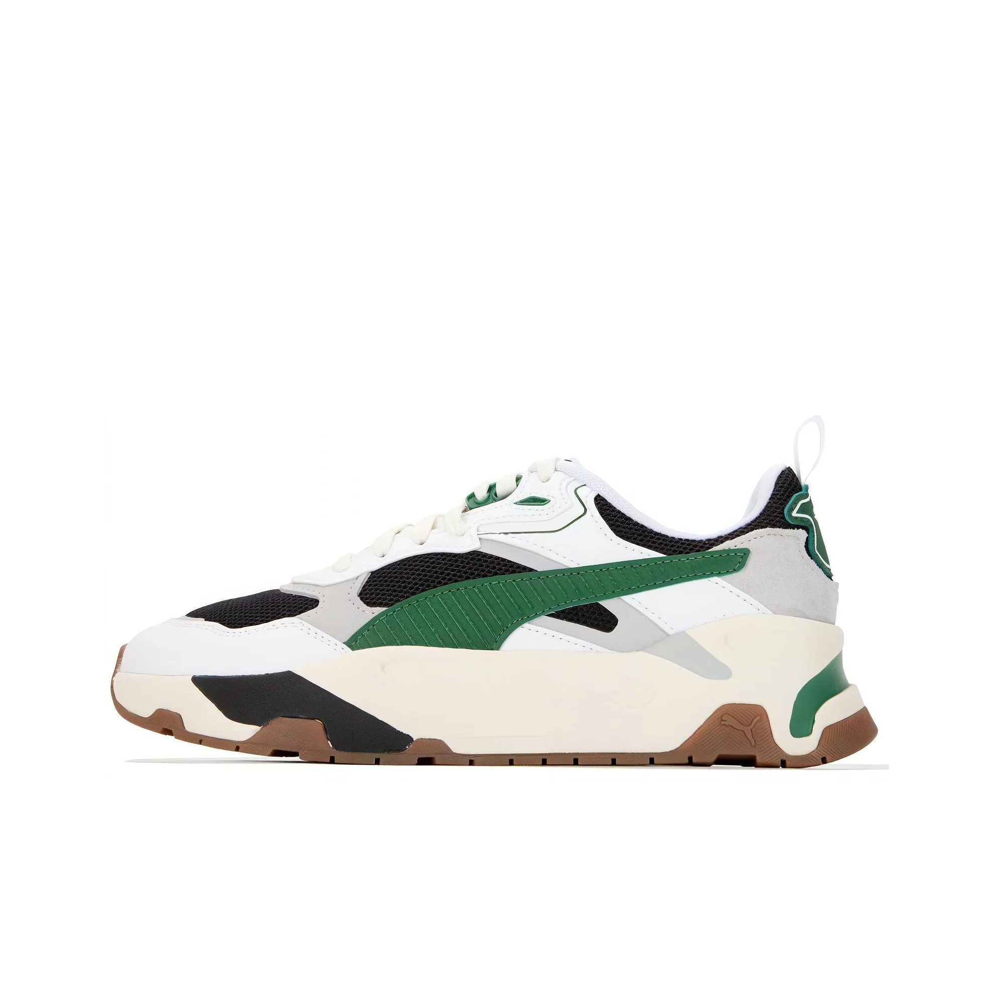 PUMA Trinity Series Casual Shoes Unisex Low Top Black/Green 389289-05