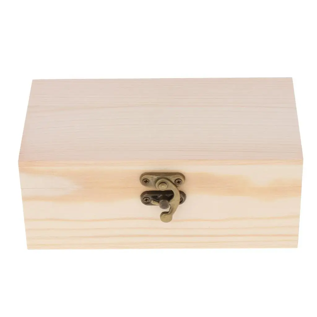 Wood Jewelry Storage Case Coin Tie Clip Cufflinks Organizer Boxes Container