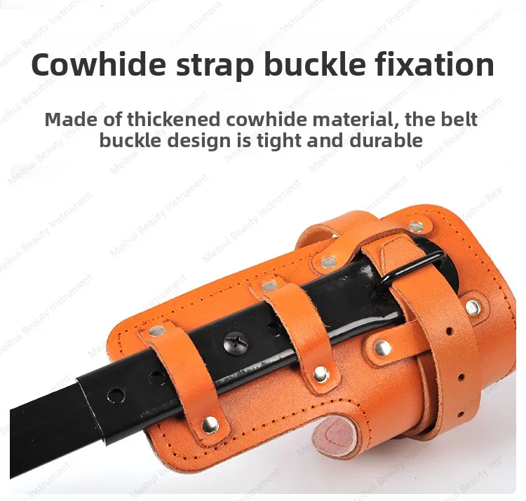 Cowhide Forged Model, Adjustable Upright Tree Climber Tool, Big Turn Up The Tree To Pick, Foot Tie Catch Wasp Iron Shoe Buckle