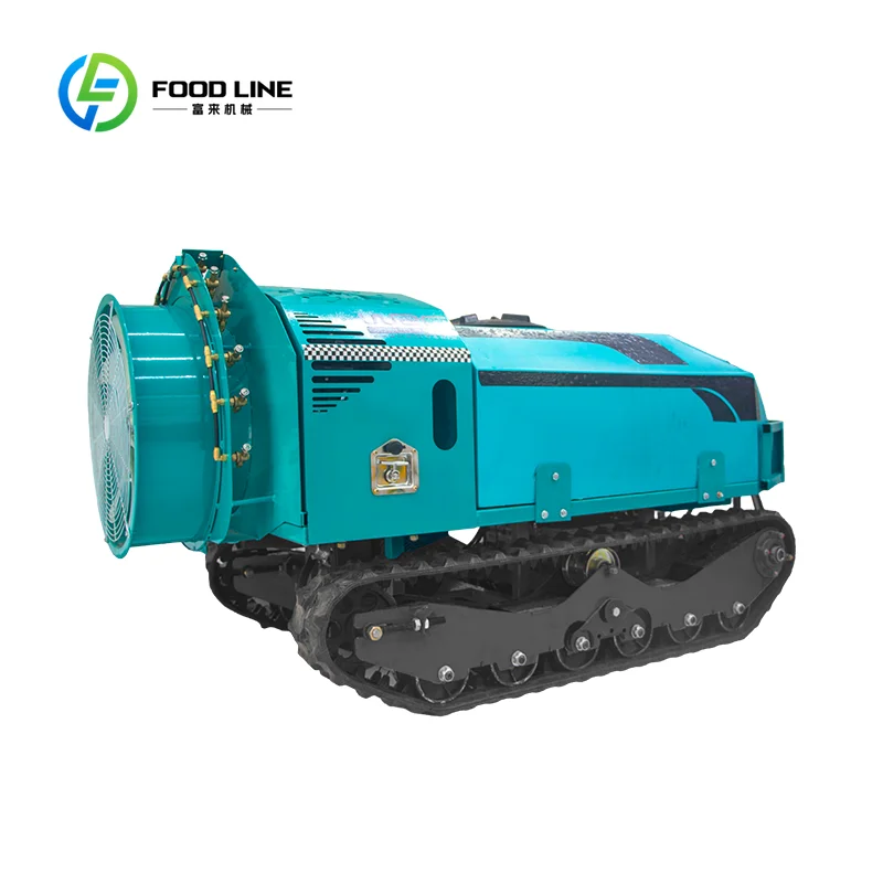 Customized Crawler Type Remote Control Sprayer with Engine Pump Large Capacity Agricultural Water Sprayer for Farm Orchard