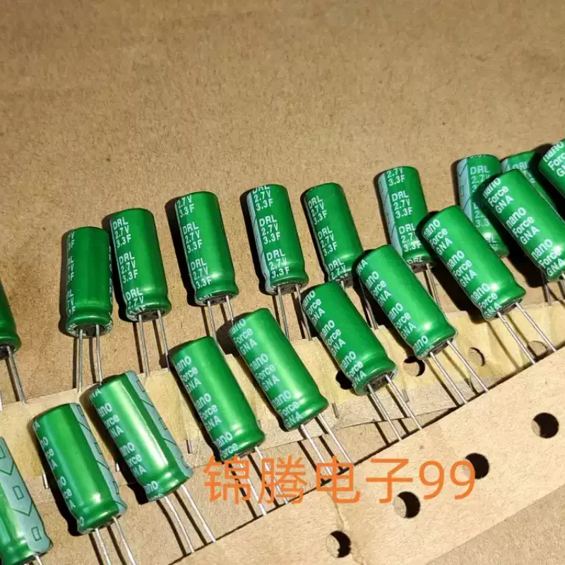 10-100pcs Taiwan Wanyu DRL 2.7V 3.3F 8X20 Super Farad Capacitor Nano Force