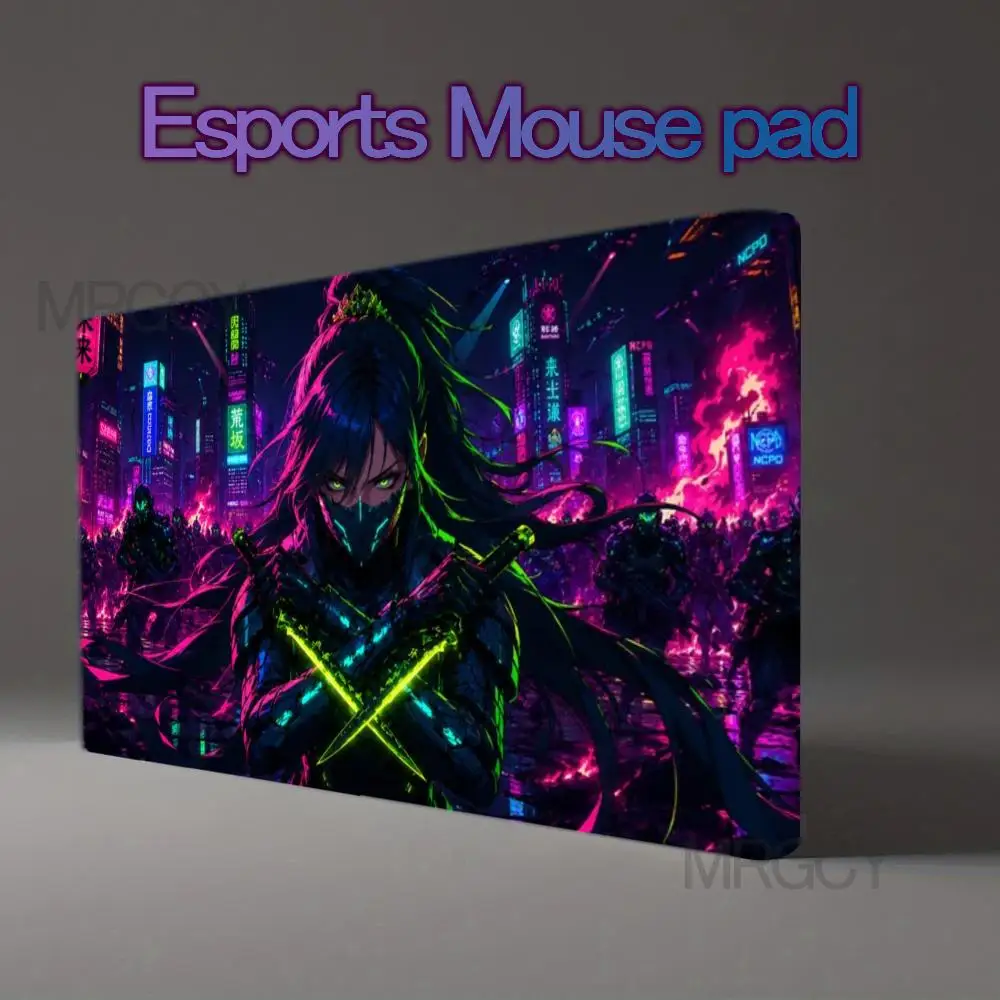 Cyber Blade Warrior Mouse Pad Gaming XL New Home Mousepad XXL keyboard pad Soft Natural Rubber Computer Mice Pad Table Mat