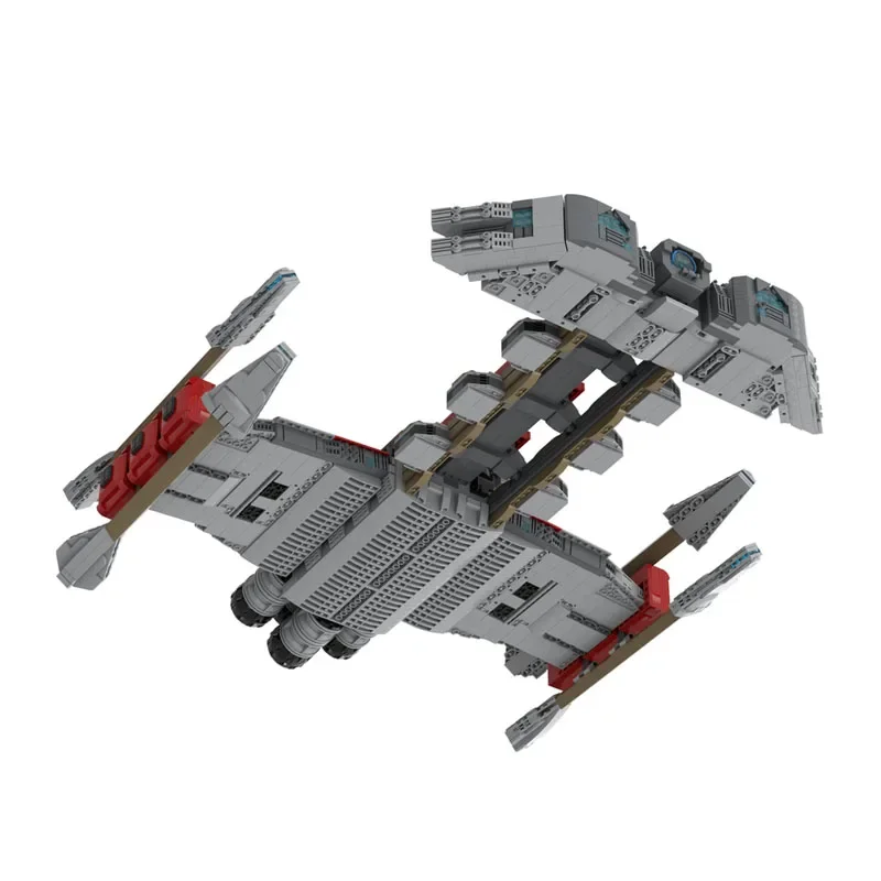 MOC-143956 Terran Battleship Cruiser Interstellar Game Space Splicing Block Model 3635PCS Adult Boys Birthday Christmas Gift Toy