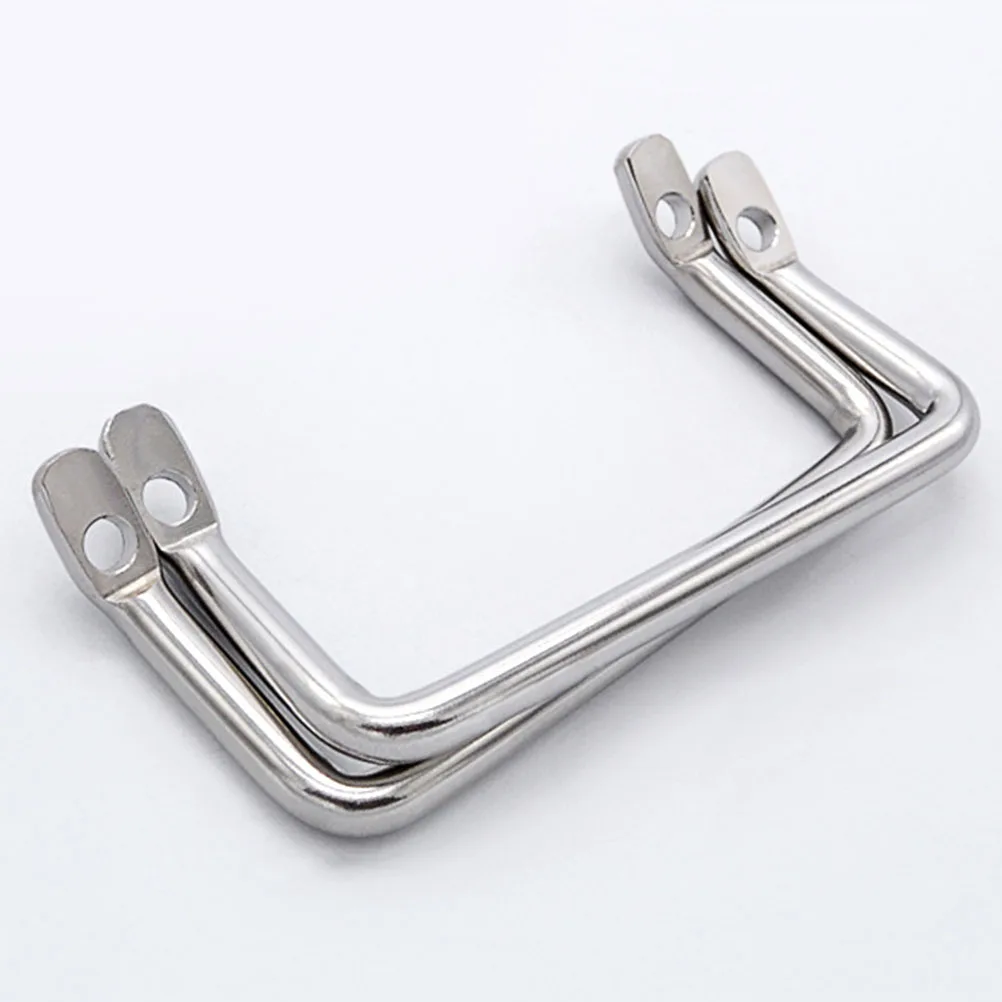 

Stainless Steel Pull Industrial Cabinet Handle Sturdy Durable Hardware Handle For Tool Box Equipment Cabinet Sliding Door Board