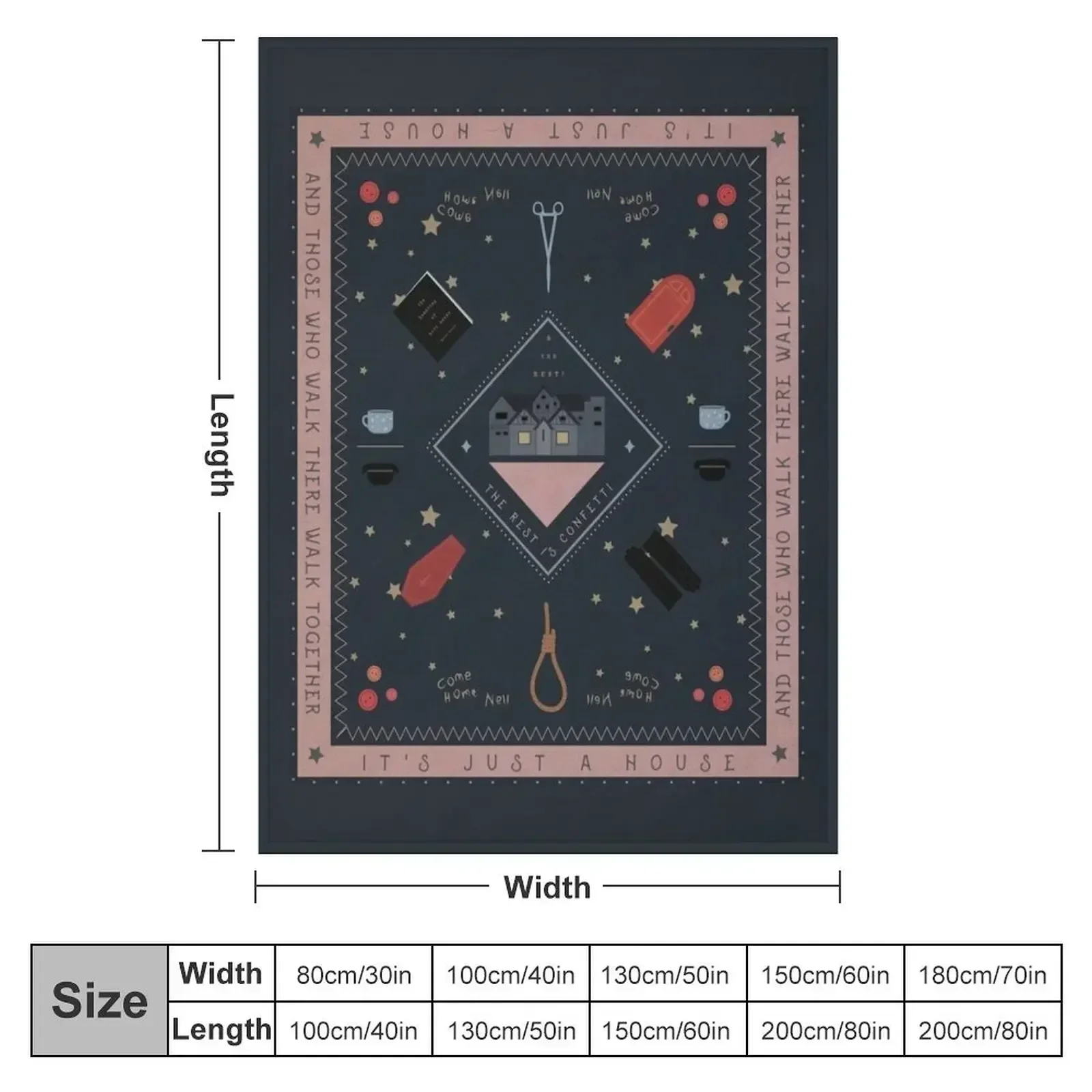 the haunting of hill house Throw Blanket couch cozy soft plush fuzzy picnic outdoor blanket