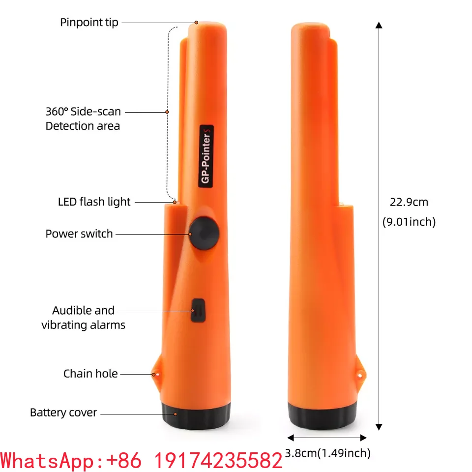Factory Handheld Pinpoint Metal Detector Gp-Pointer Detectores De Metales Profecional GP Super Scanner Handheld Metal Detector