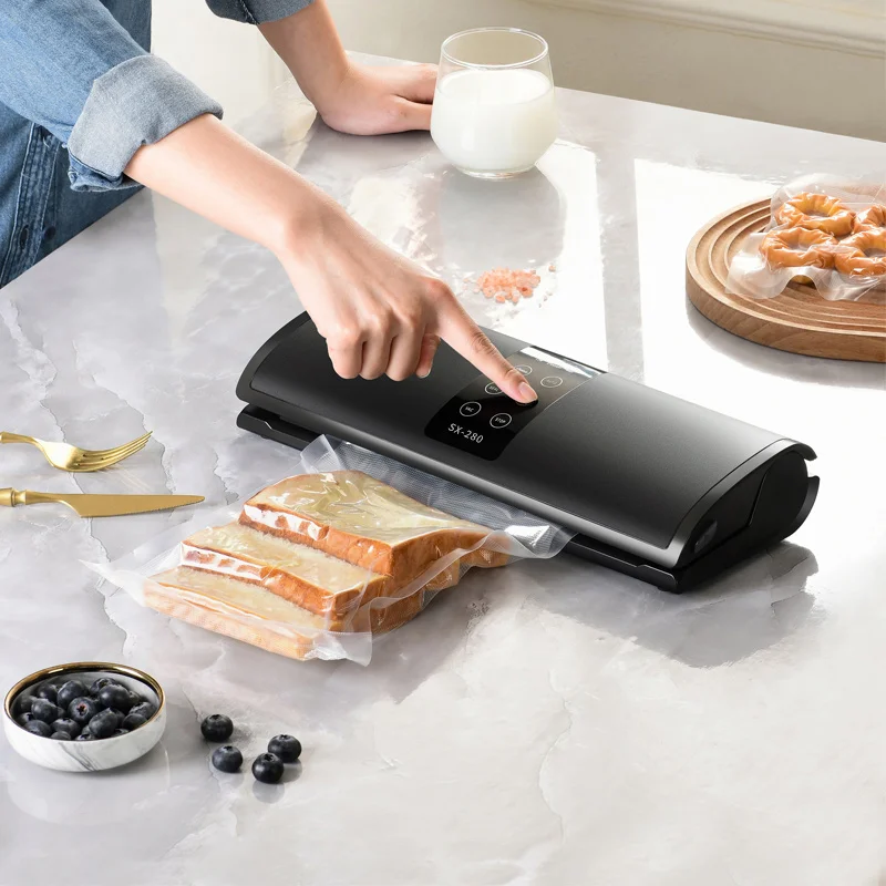 Food Vacuum Sealer Dry Wet mode 110V/220V Automatic Household Kitchen Electric Food Vacuum Plastic Packaging Sealers