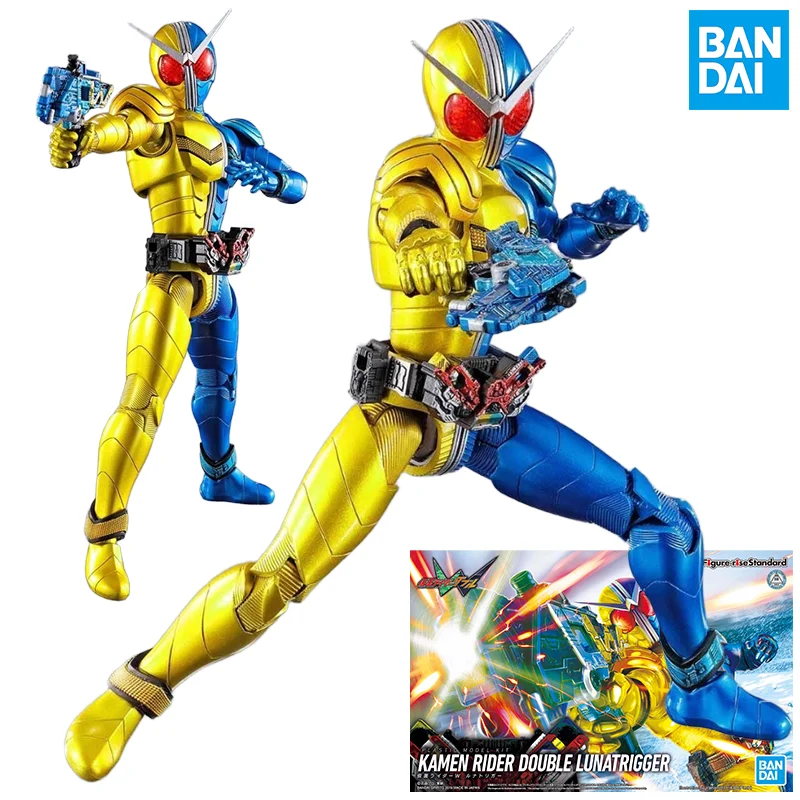 

Bandai Tokusatsu FRS Kamen Rider Double LunaTrigger Assembled Toy Anime Action Figure Collection Hoilday Gifts for Children