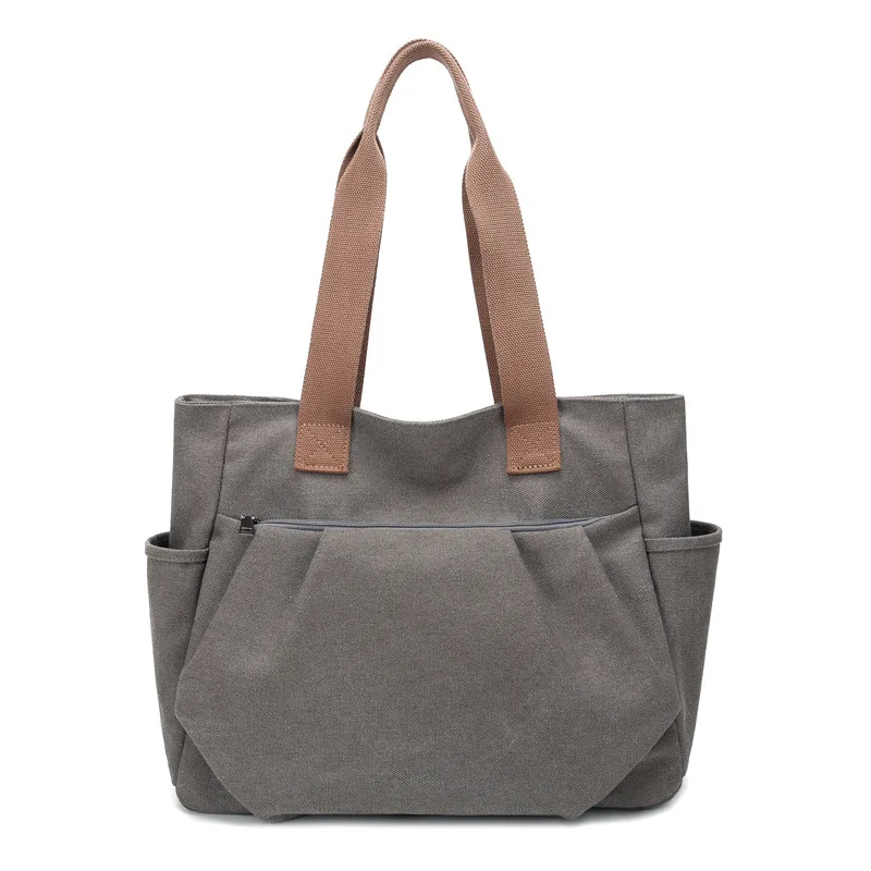 

2025 New Canvas Tote Bag for Women, Spacious Shoulder Purse with Top Handle, Minimalist Versatile Handbag, Roomy & Practical​