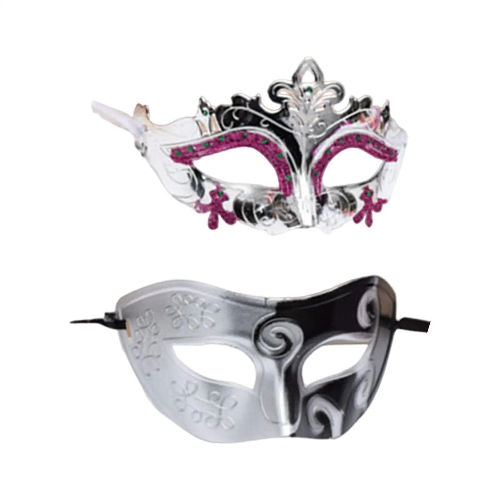 Halloween Party Mask com LED, Máscara Shinning para Role Playing, Máscara Masquerade