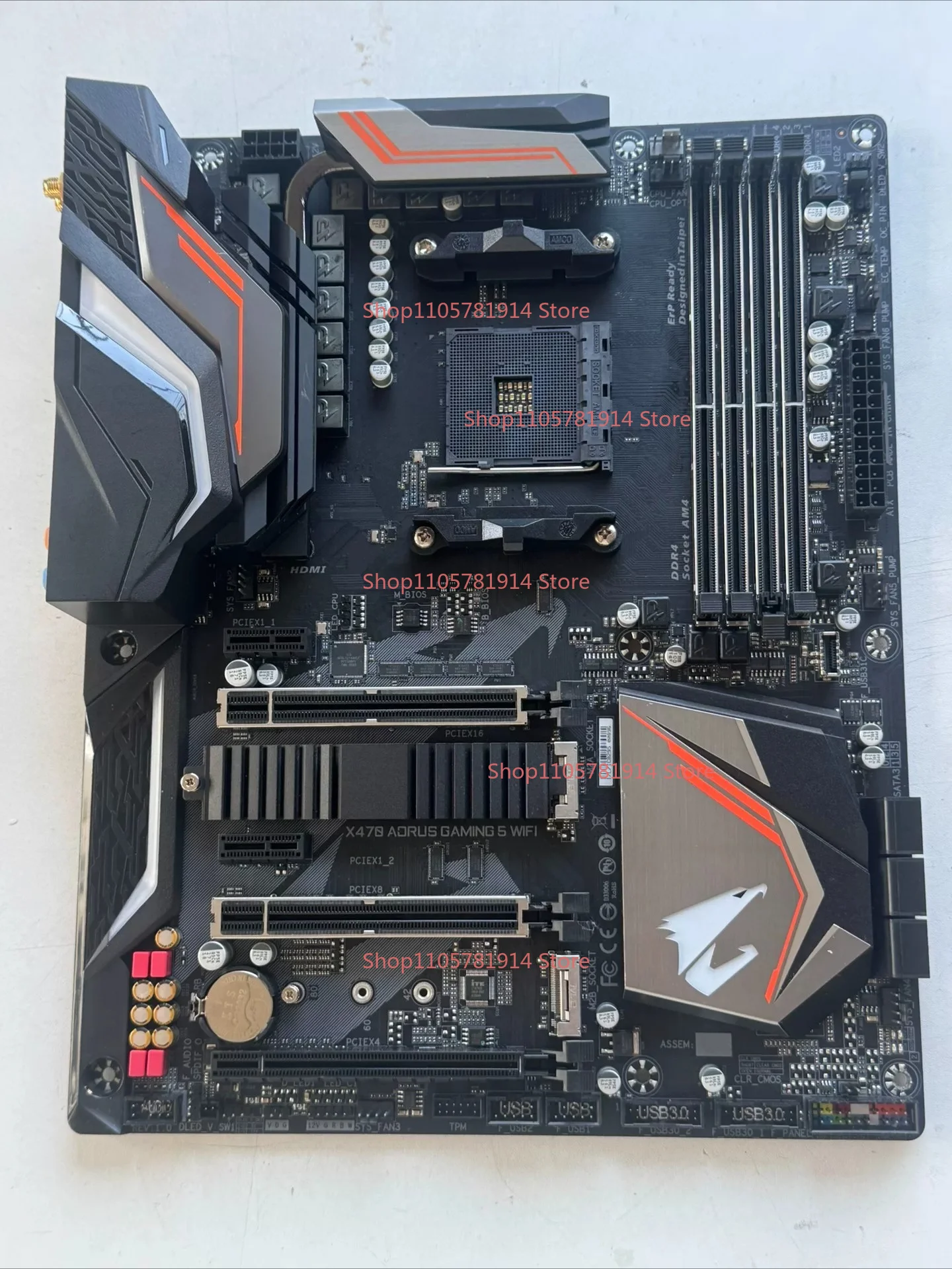 For Gigabyte X470 AORI GAMING 5 WIFI Small Engraving Main Board ATX Large Board