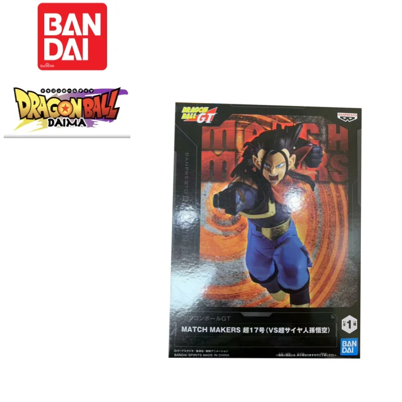 

In Stock Original Bandai Banpresto Dragon Ball Super 17 Figurine Original Box 100% Genuine Model Anime Merchandise Action Figure