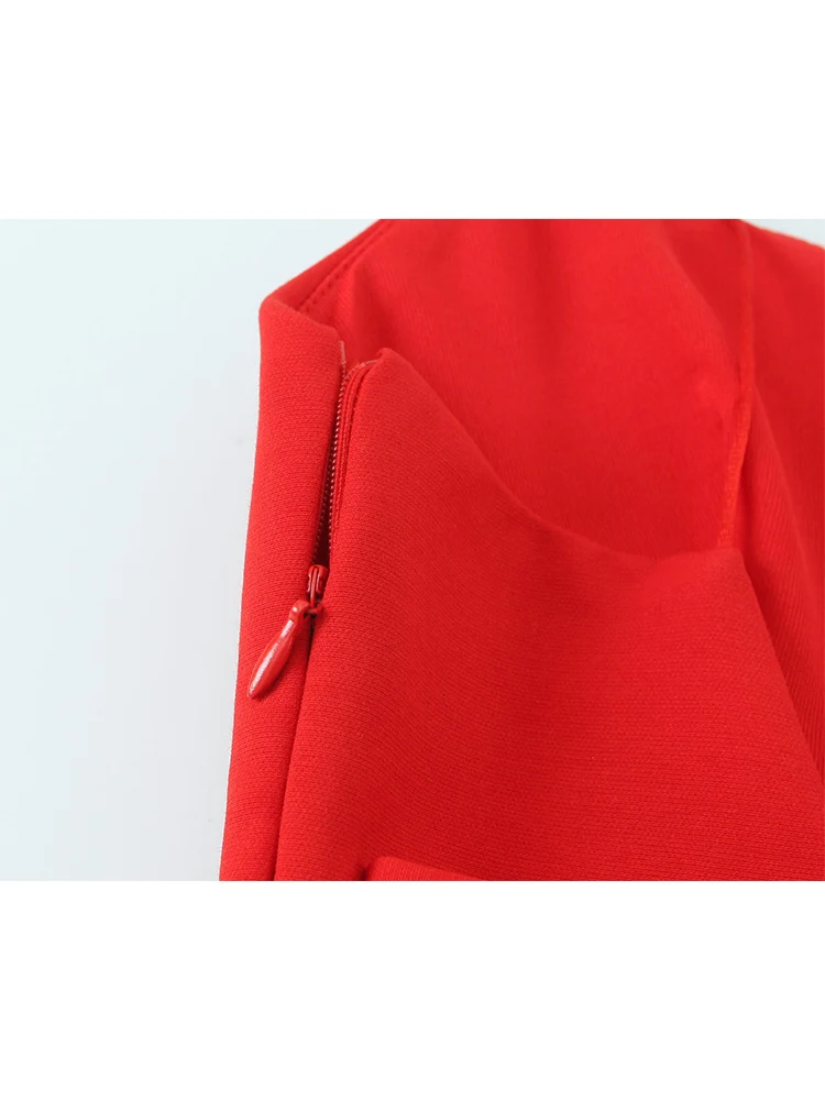 TFMLN ฤดูร้อนผู้หญิงบางสลิงมินิเดรส New Holiday Beach Causal แขนกุด Backless Bow ตกแต่ง Slim Elegant Dresses