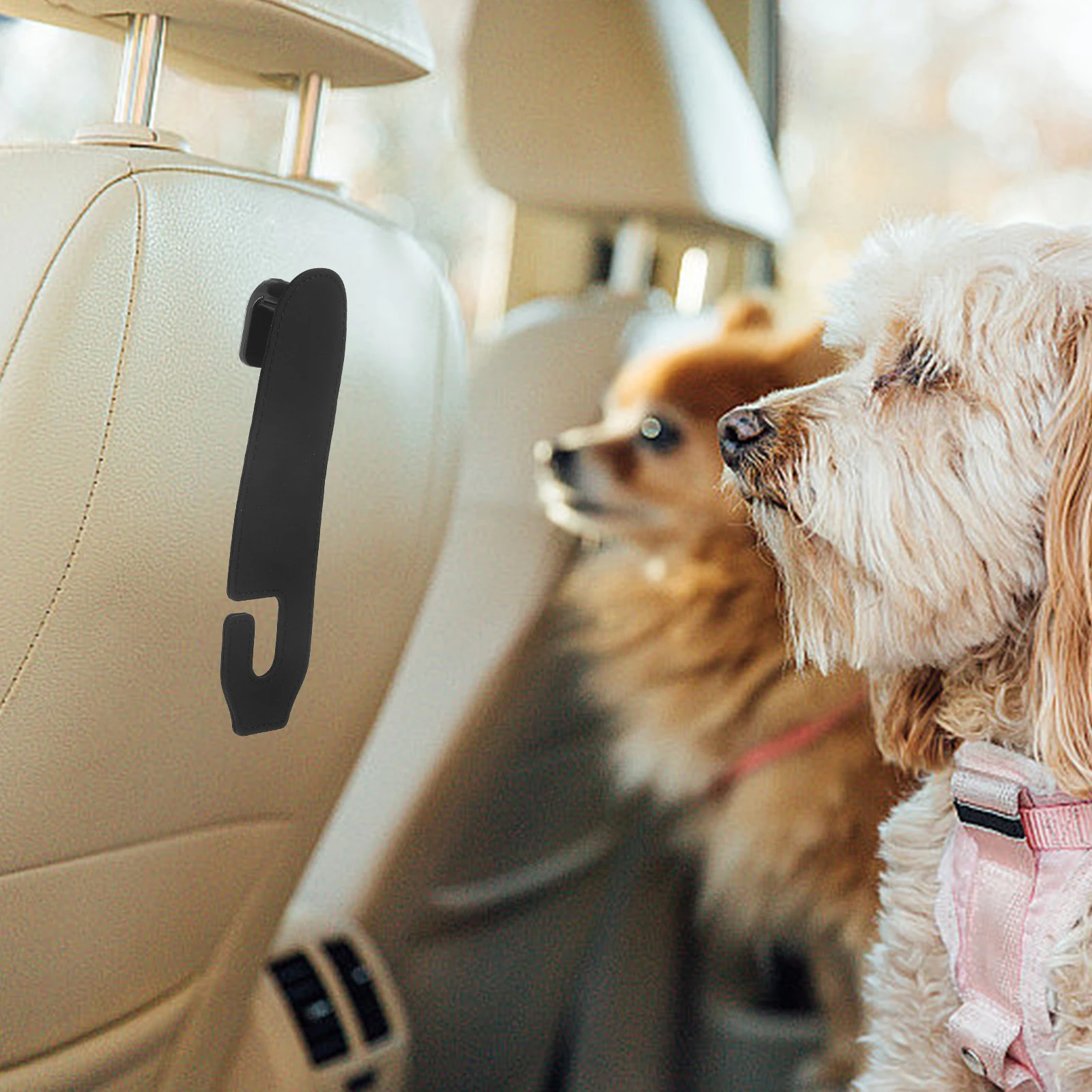 

2 шт. автомобильные крючки, вешалка для подголовника, сиденье для кошелька, хранения из микрофибры, дорожные подголовники