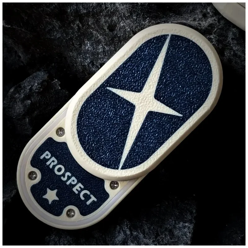 EDC Mens Gift 3D Printed Fidget Spinner Rotating Magnetic Push Card Plate Mechanical Slider Anti Anxiety Stress Relief Toy