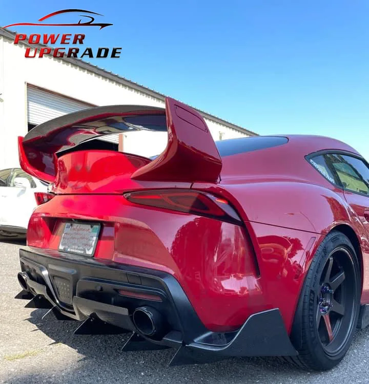 Car Accessories Rear Lip Refit Carbon Fiber Rear Diffuser For Toyota Gr Supra A90 A91 Mk5 Vrs Style Rear Splitter Carbon Kit