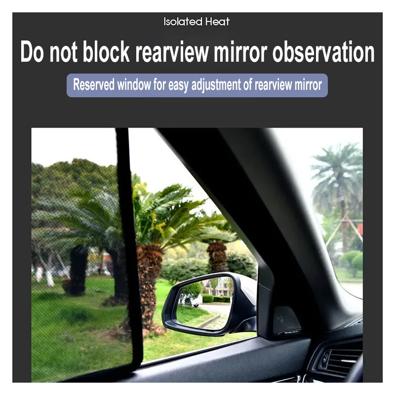 ظلة زجاج سيارة لفورد اكسبلورر EV 2024-2026 المغناطيسي الواقي من الشمس قناع صافي شبكة المظلة الجانب ويندوز قناع ظلال السيارات