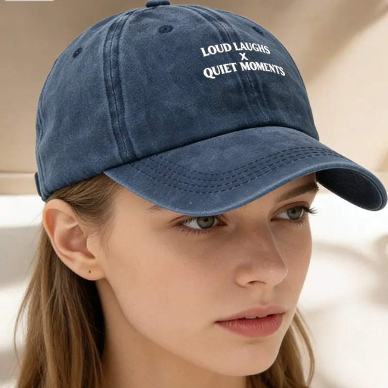 Unisex High Quality Trendy Retro Washed Simple Baseball Cap for Outdoor Hiking and Outings