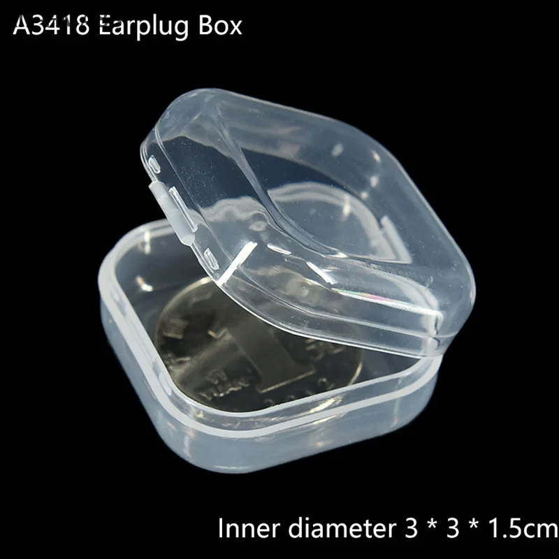 

10Pcs Mini Plastic Storage Box Transparent Jewelry Storage Case Earrings Rings Boxes Small Items Storage Container
