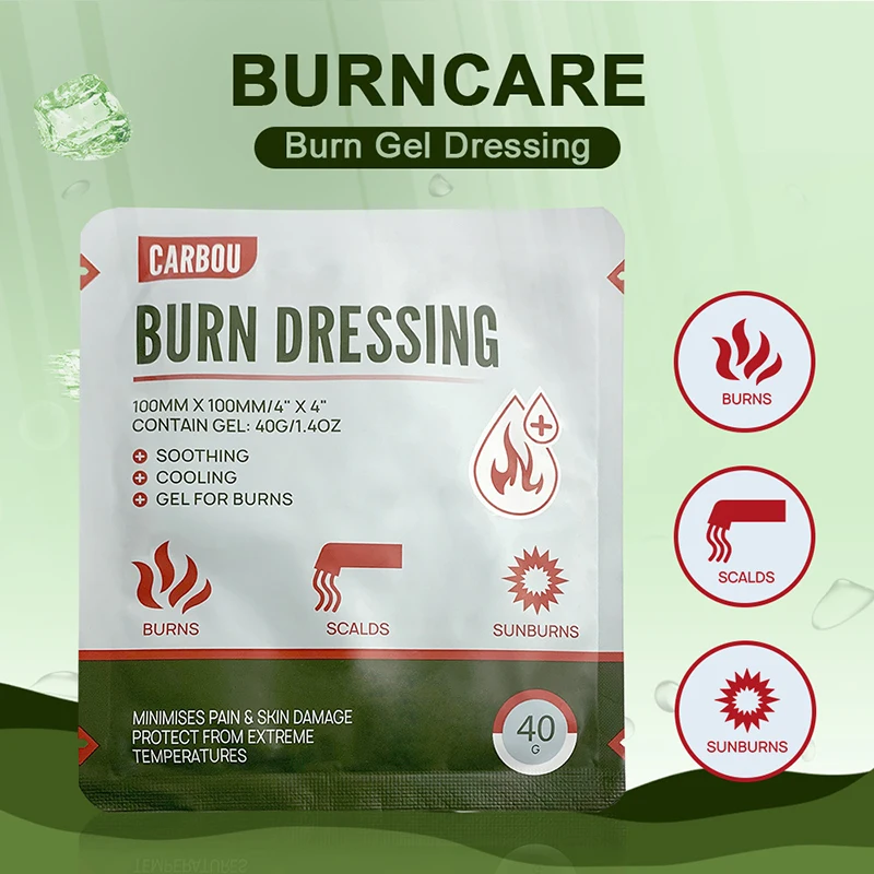 Burn Dressing First Aid Burncare Bandage Gel Hydrogel Sterile Trauma Dressing Advanced Healing for Wounds Care