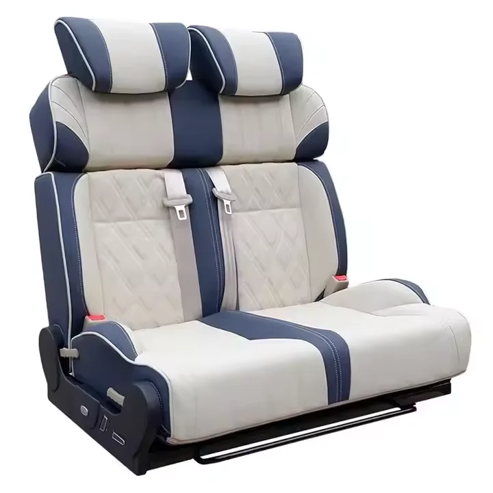 Business Changeover Bed Seat Campervan Bed Seating With Rotatable Backrest Limousine Rv Camper Seat