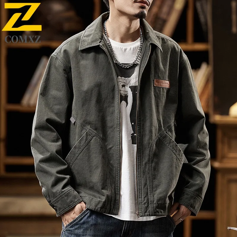 

COMXZ Мужская легкая ветрозащитная куртка для путешествий Удобные куртки Gorpcore для кемпинга Дышащий плащ для езды на велосипеде