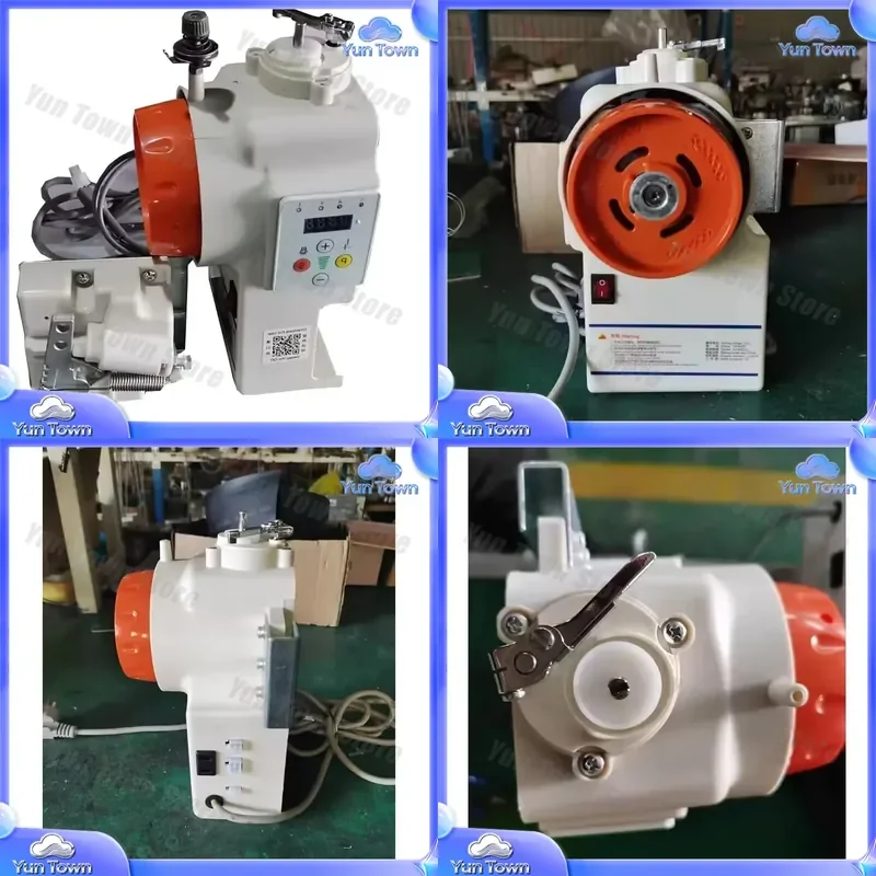 750W Double Needle Sewing Machine for Home Use Flatbed High Head Electromechanical Integrated Control Silent Motor Sewing