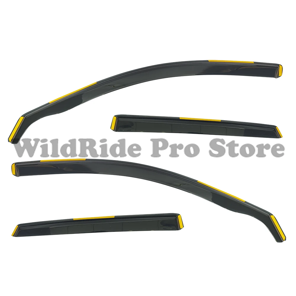 

1 set For IN-CHANNEL Window Visor for AUDI A3 SPORT 2012-2020 Vent Deflectors Rain Sun Guards Window Deflectors Tape-On Vent Vis