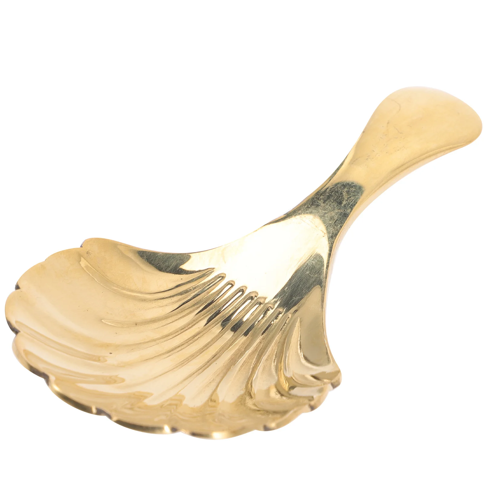 

Practical Brass Tea Scoop Coffee Bean Spoon Metal Tea Shovel Smooth Surface Home Restaurant Use Teaspoon