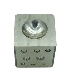 Square Steel Dapping Block for Jewelry Metal Forming 50mm Doming Tool