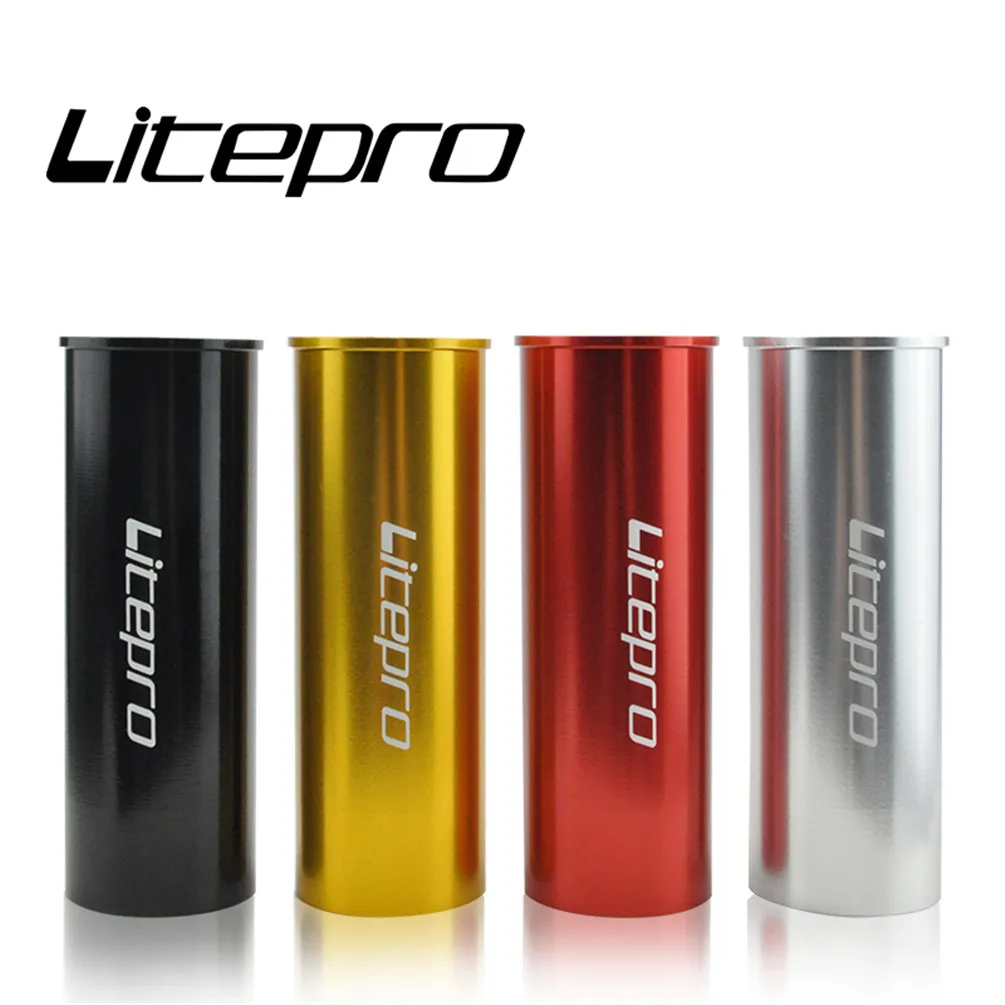 Litepro Folding Bicycle Aluminum Alloy Seat Tube Protective Sleeve Shim Bushing 33.9mm Seatpost Protector Cover