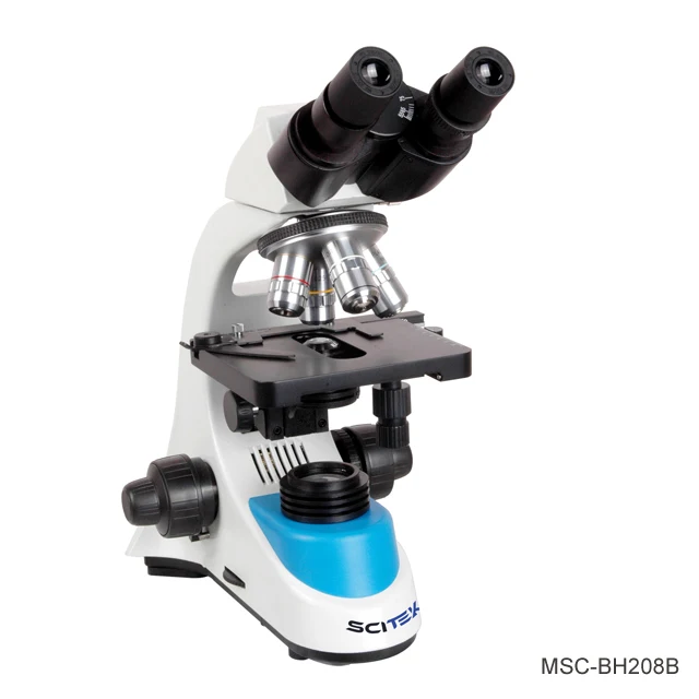 LED Digital Microscope Tilting Ergonomic Trinocular Head Microscope with Iris Diaphragm & Filter