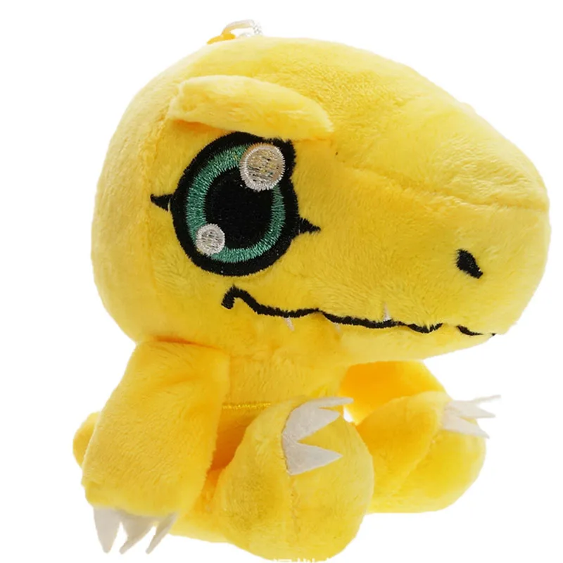 10CM Anime Agumon Action Cartoon Figure Doll Yellow Dinosaur Animals Cute Collectible Room Desktop Decor Ornament Kids Toys Gift