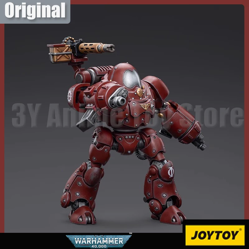 JOYTOY Warhammer 40k 1/18 Action Figure Adeptus Mechanicus Kastelan Robot with Heavy Phosphor Blaster Model Collection Toy Gift