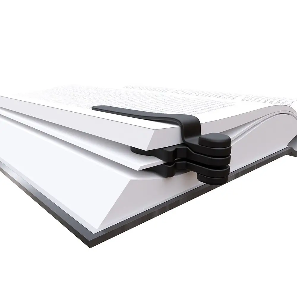 Creative Magnetic Cat Bookmark Silicone Automatic Kitten Bookmark Clip Reading Tool Book Accessories Book Page Marker Clip